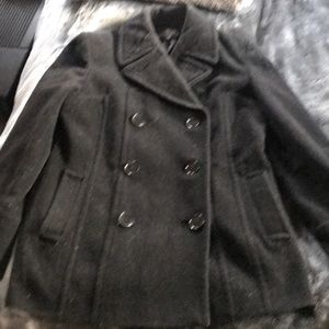 Double Breasted Wool Pea Coat